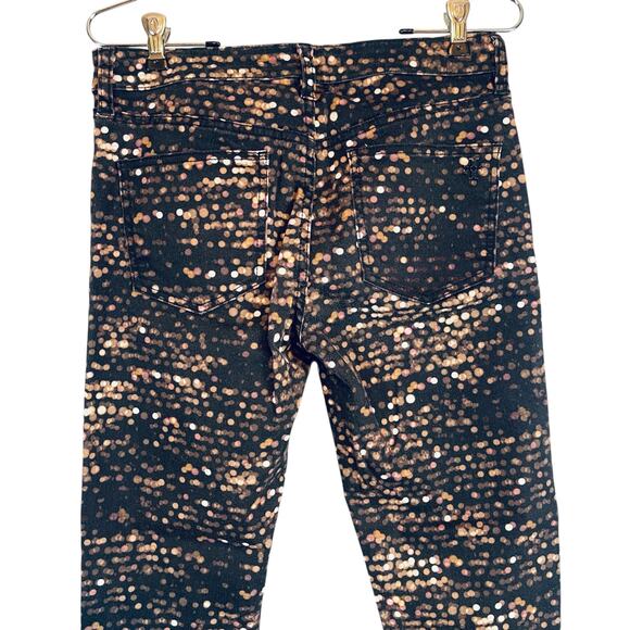 Tory Burch Night City Light Skinny Jeans Black Size 27 - Picture 5 of 8